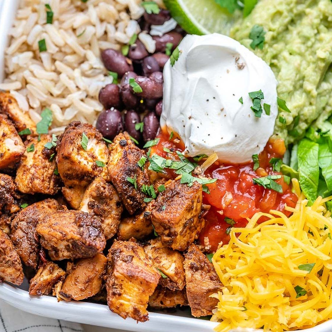 Copycat Chipotle Chicken Burrito Bowls CFC Style