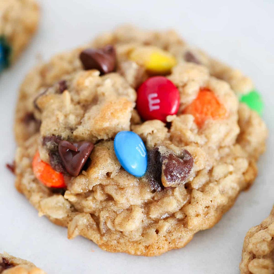Oatmeal M&M Cookies