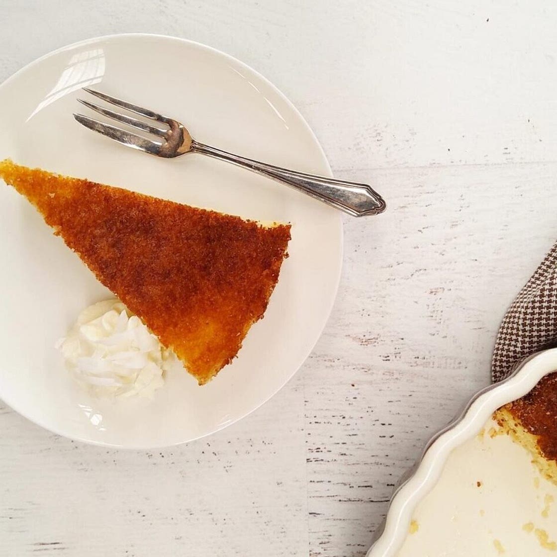 Keto Coconut Custard Impossible Pie