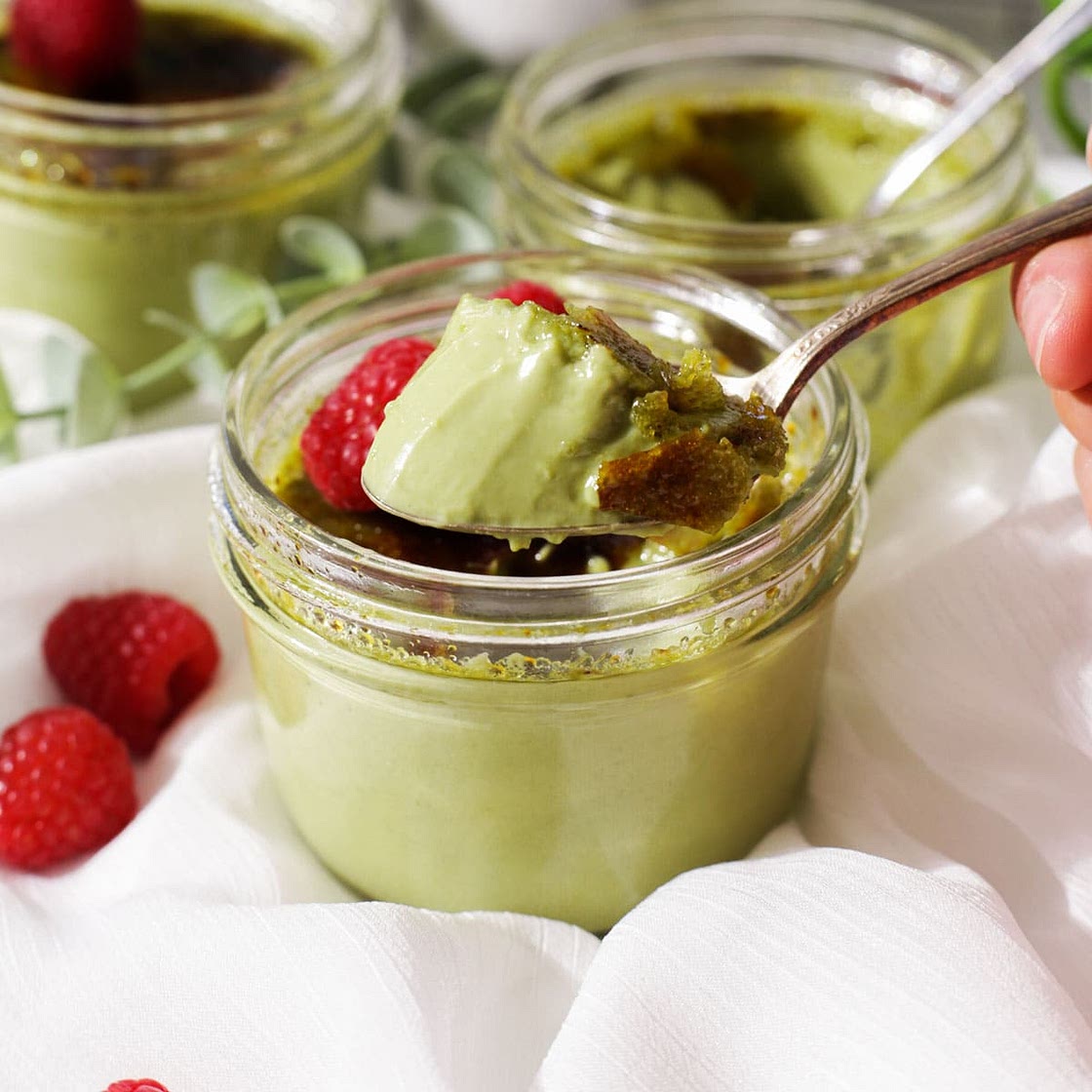 Matcha Creme Brûlée