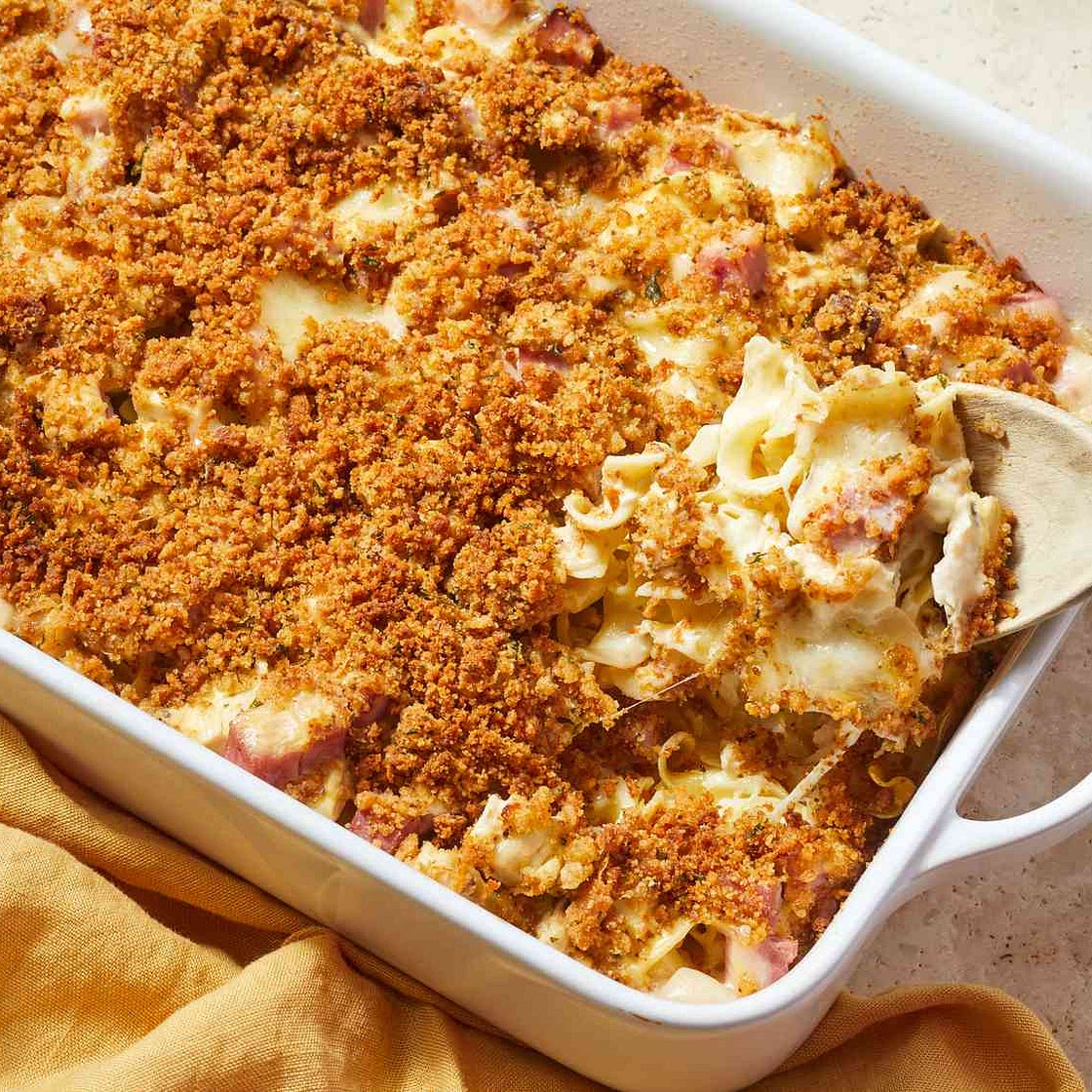 Creamy Chicken Cordon Bleu Casserole