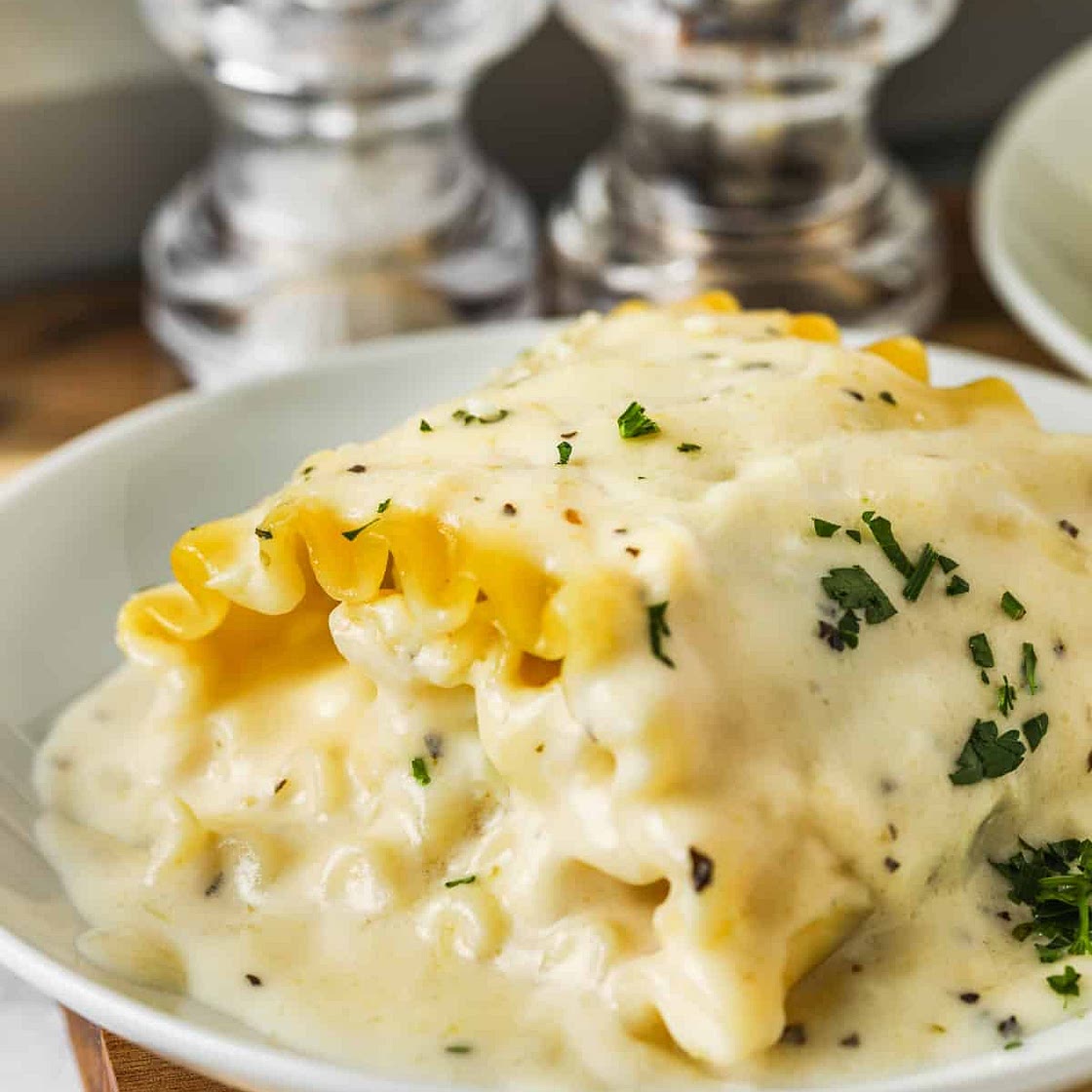 Chicken Lasagna Roll Ups