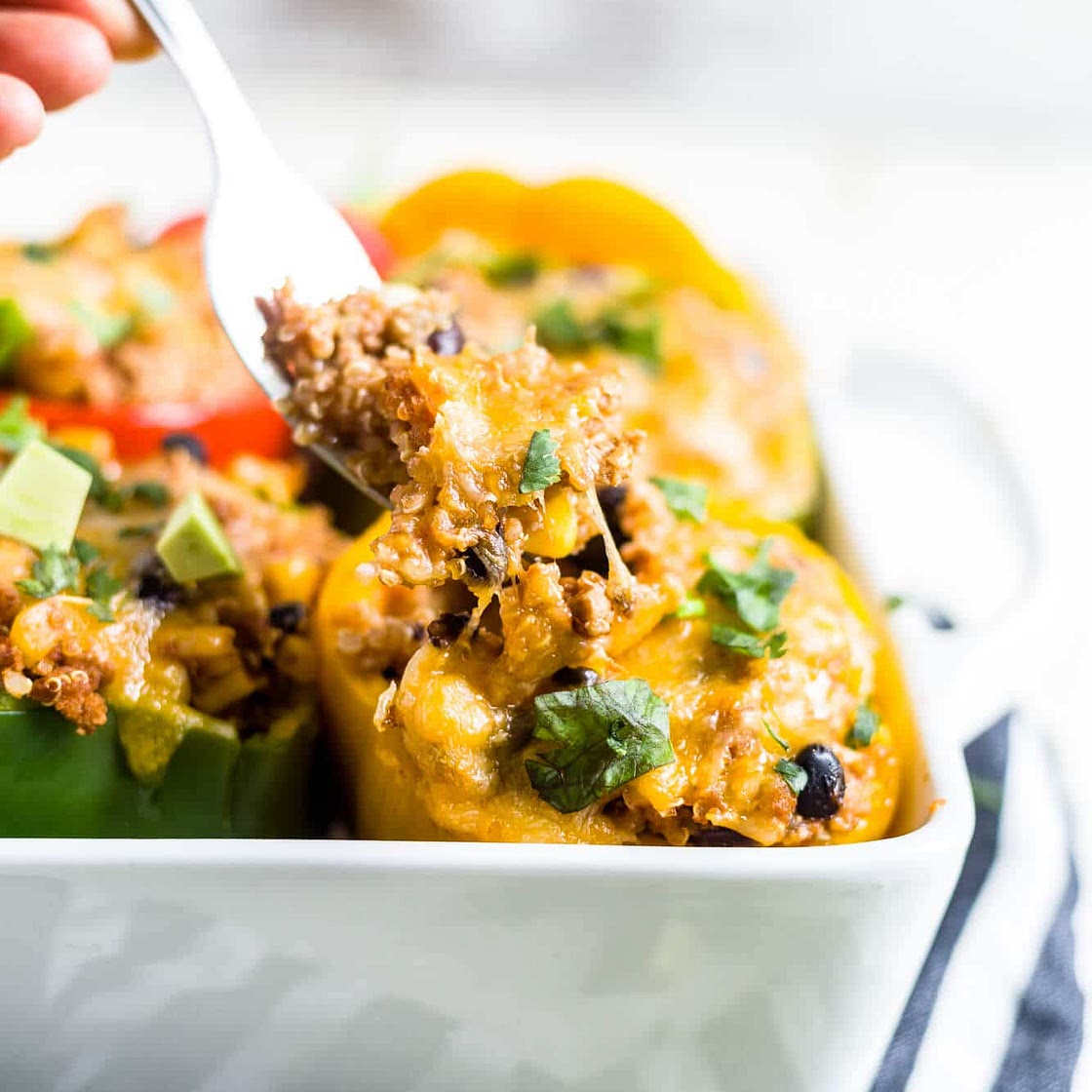 Turkey Taco Stuffed Peppers