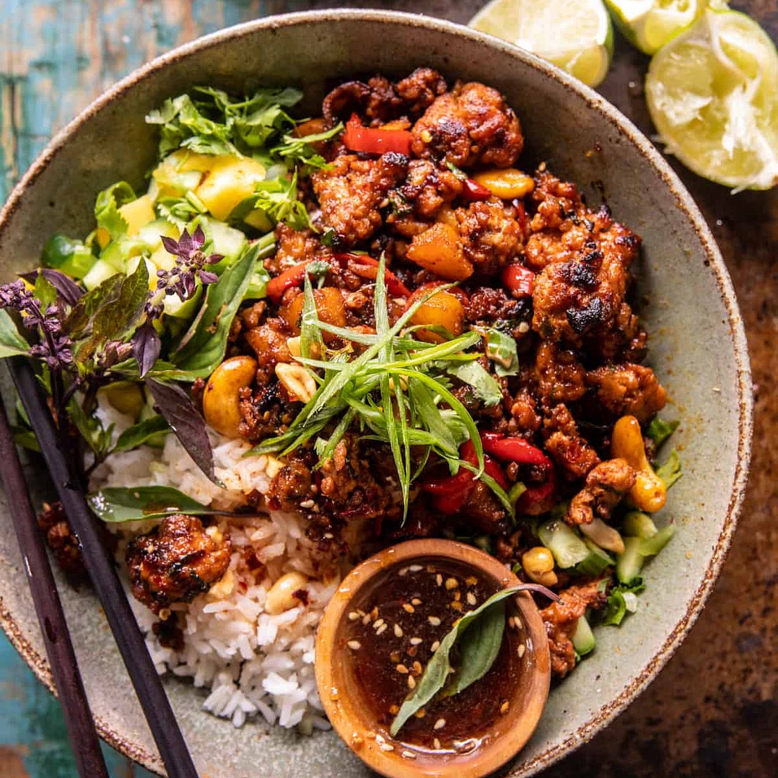 20 Minute Ginger Pineapple Chicken Stir Fry