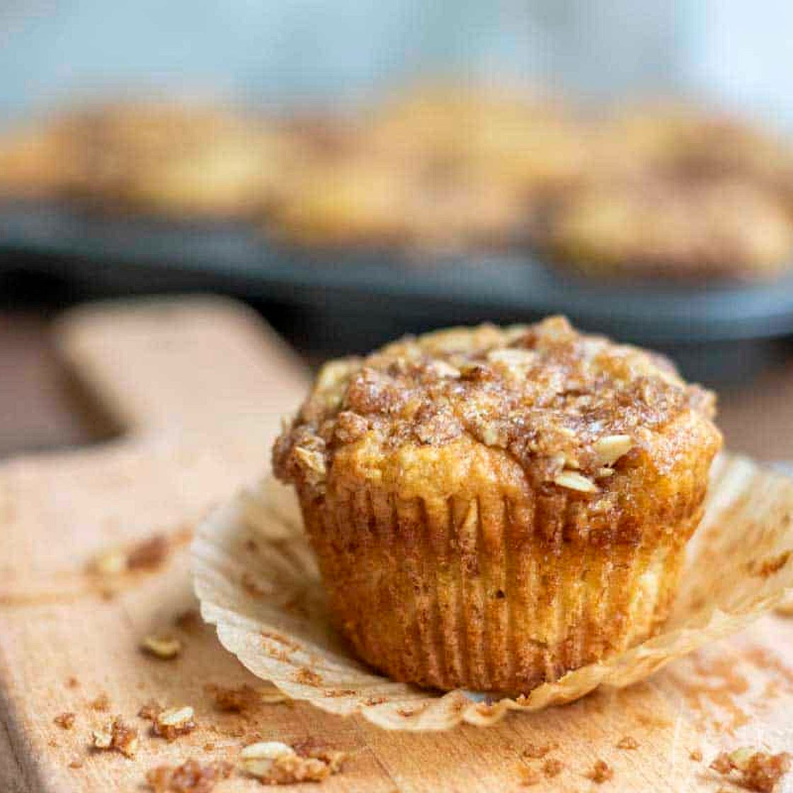 Sourdough Banana Muffins