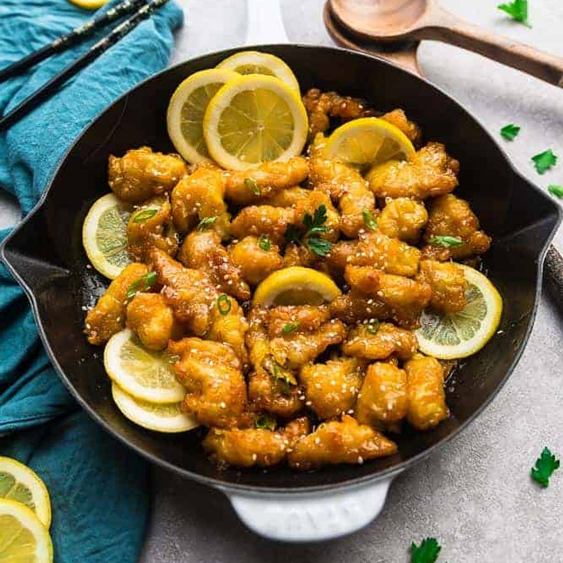 Asian Honey Lemon Chicken + MEAL PREP + Recipe Video