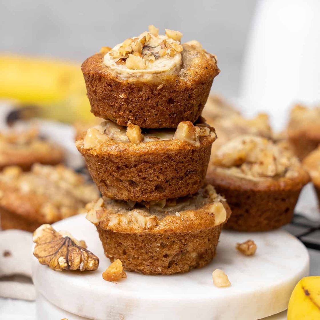 Banana Mini Muffins (VIDEO)