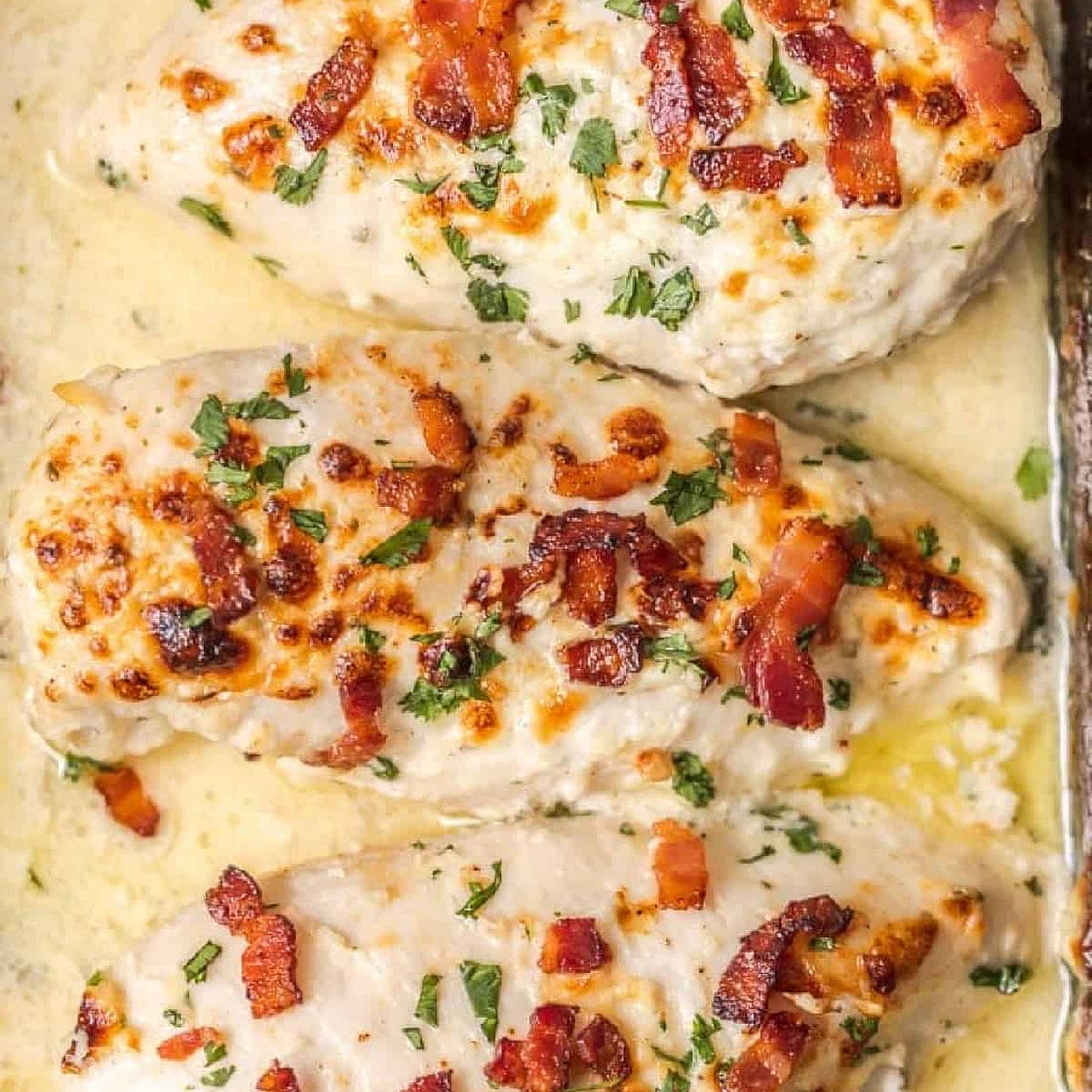 Baked Ranch Chicken with Bacon (Chicken Bacon Ranch)