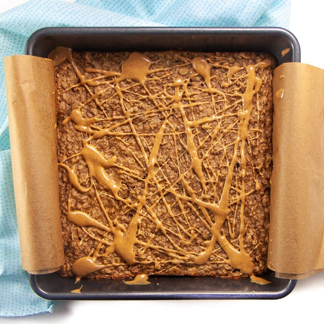 Banana Peanut Butter Oat Bake (toddler + kid-approved) - Baby Foode
