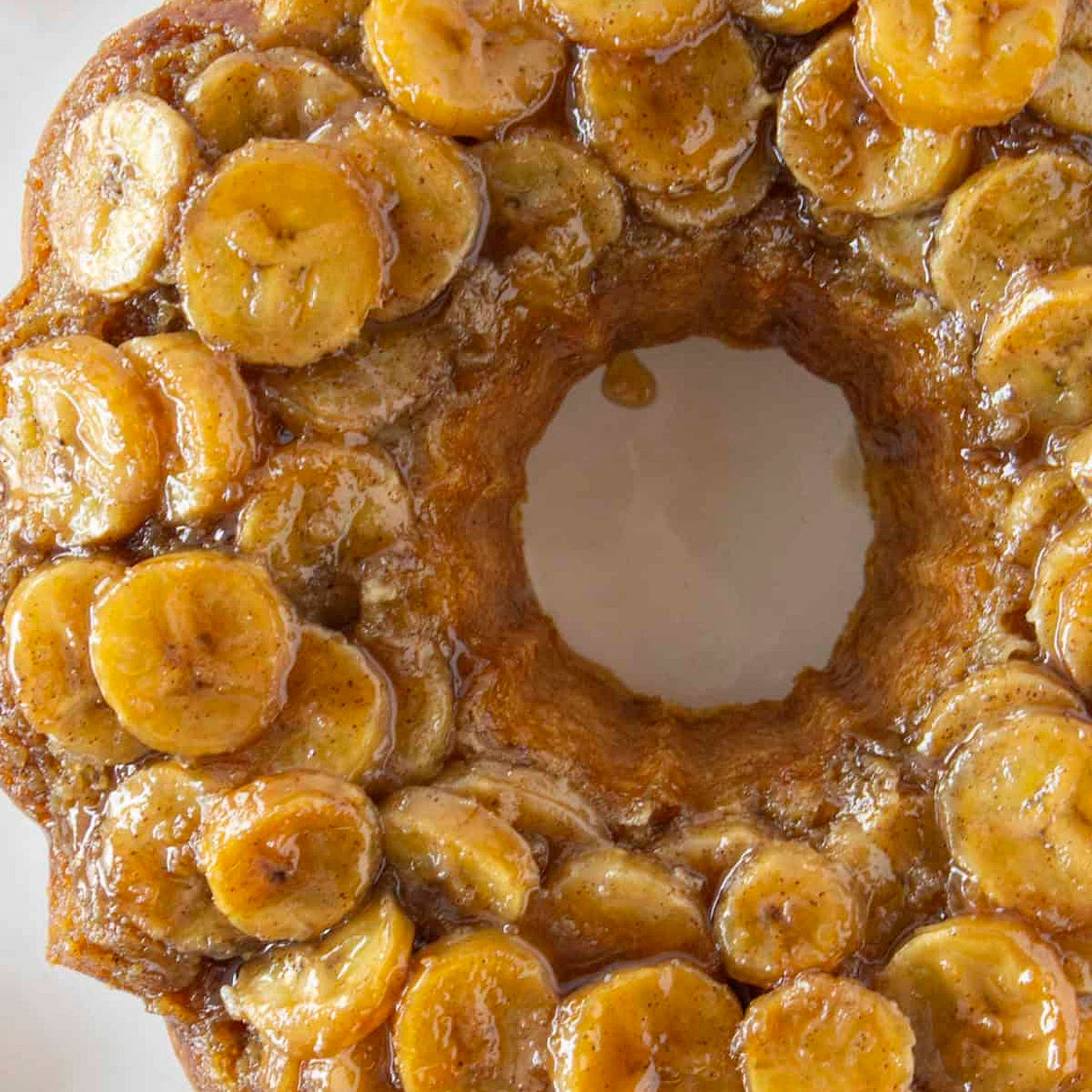 Banana Upside Down Cake Recipe