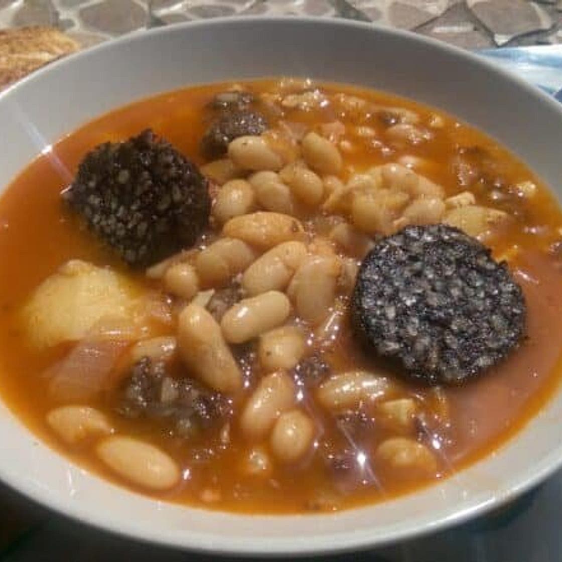 Asturian bean stew