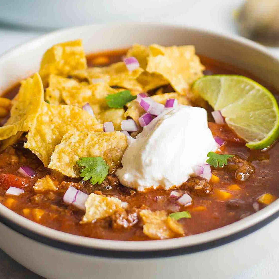 Slow Cooker Taco Soup