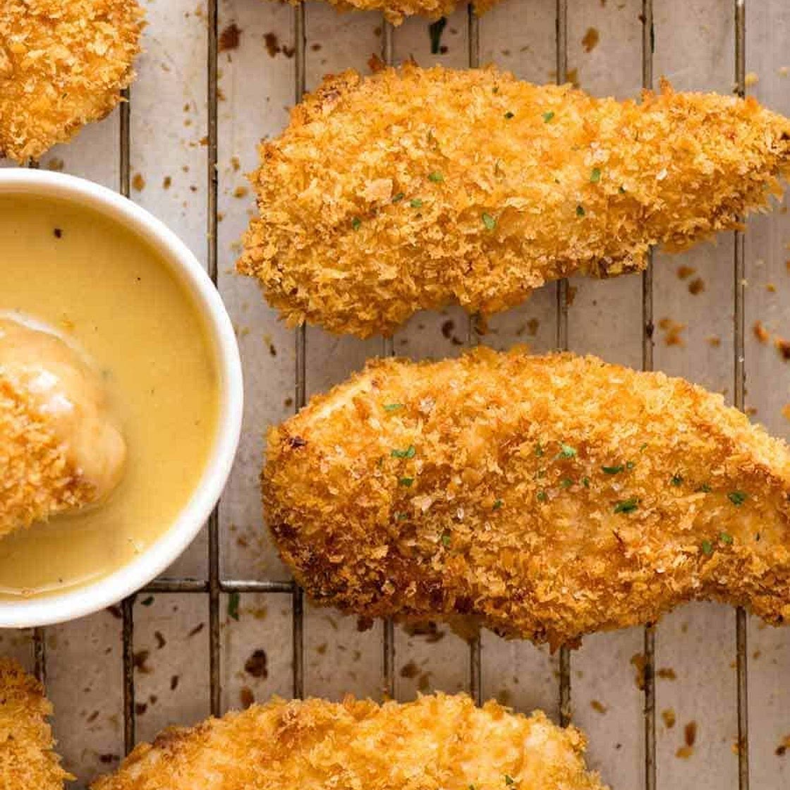 Crispy Oven Baked Chicken Tenders