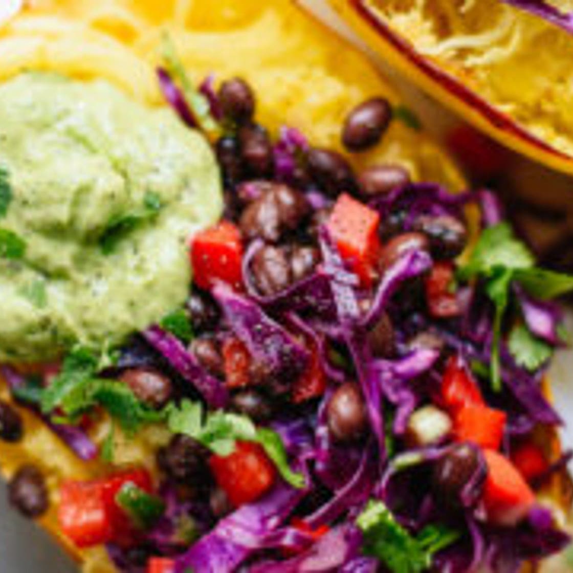 Spaghetti Squash Burrito Bowls