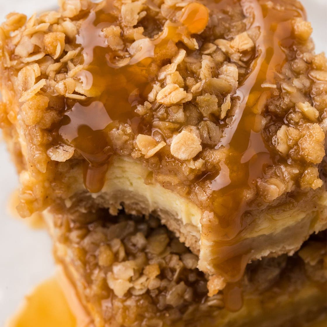 Caramel Apple Cheesecake Bars