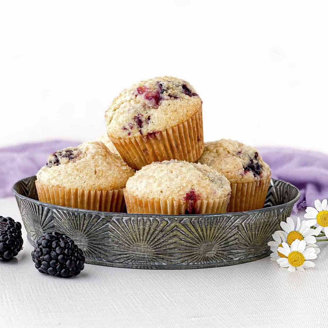 Blackberry Buttermilk Muffins