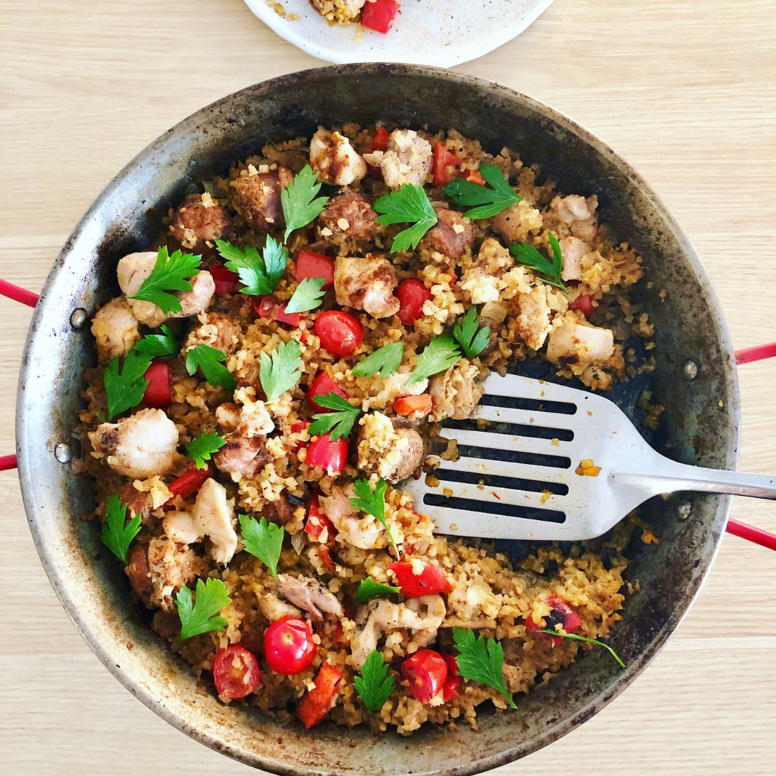 Cauliflower Rice Paella
