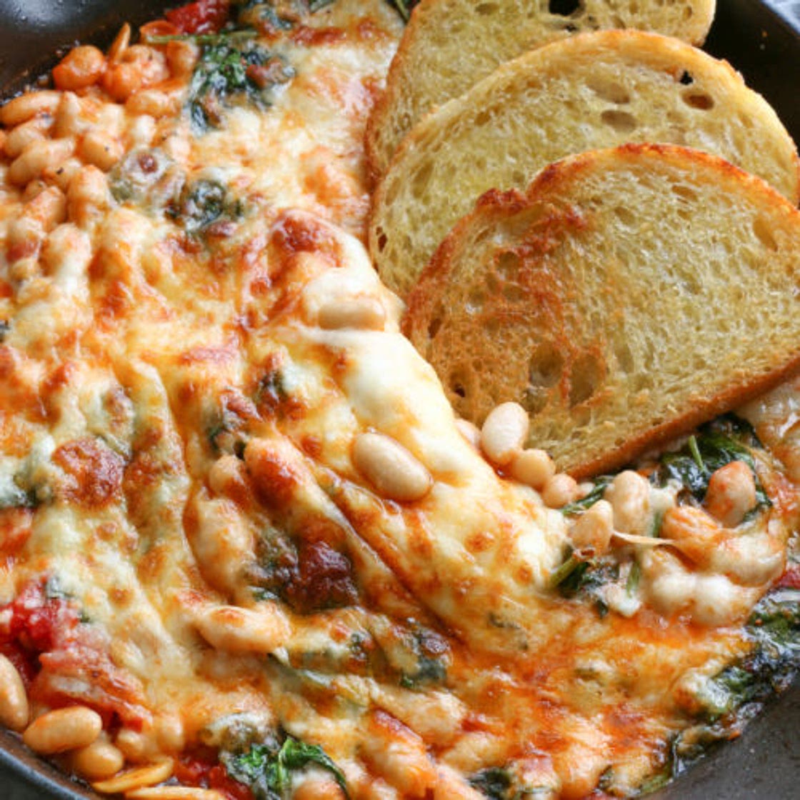 Cheesy White Bean Tomato Bake recipe