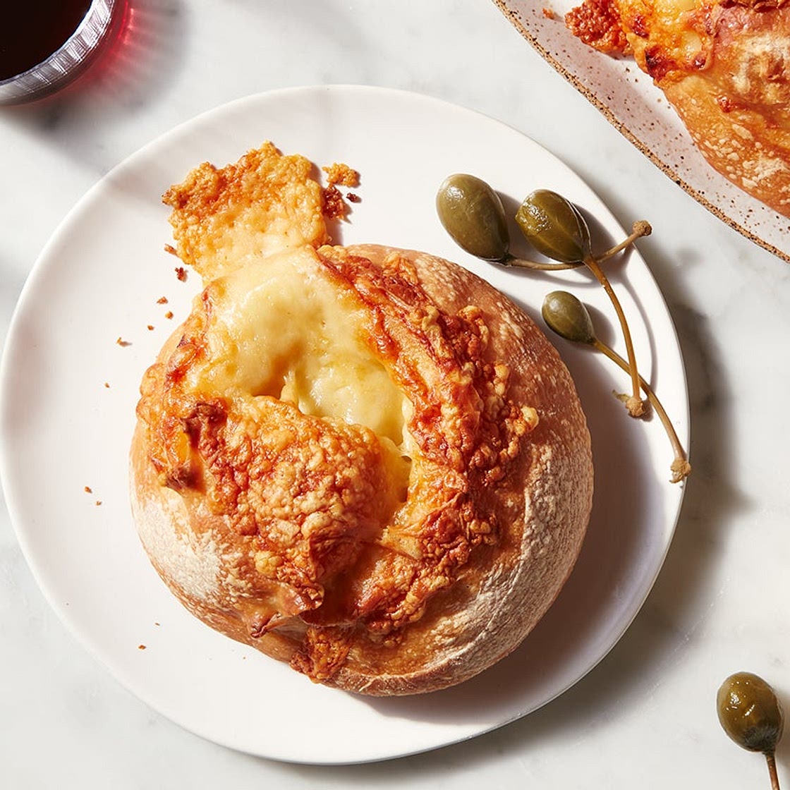 Gruyère-Stuffed Crusty Loaves