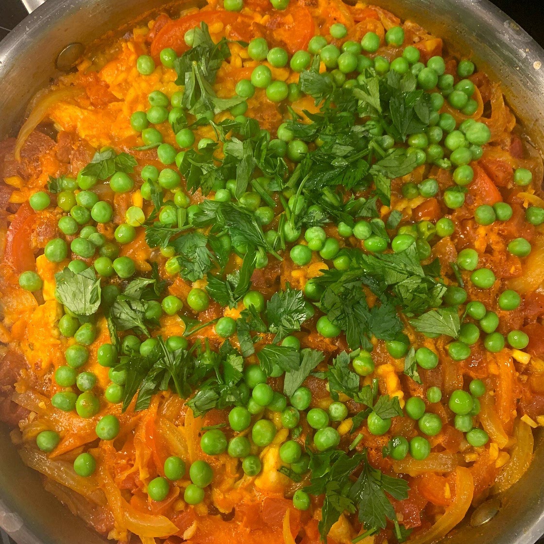 One Pan Chicken and Chorizo Paella