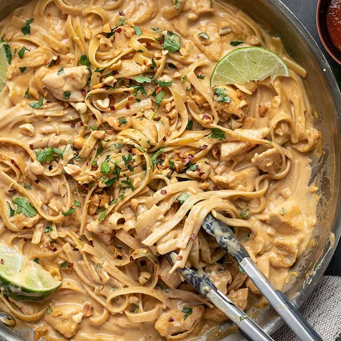 Peanut Noodles with Chicken