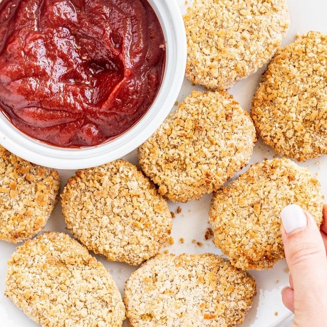Crispy Chickpea Nuggets (vegan & gluten-free!)