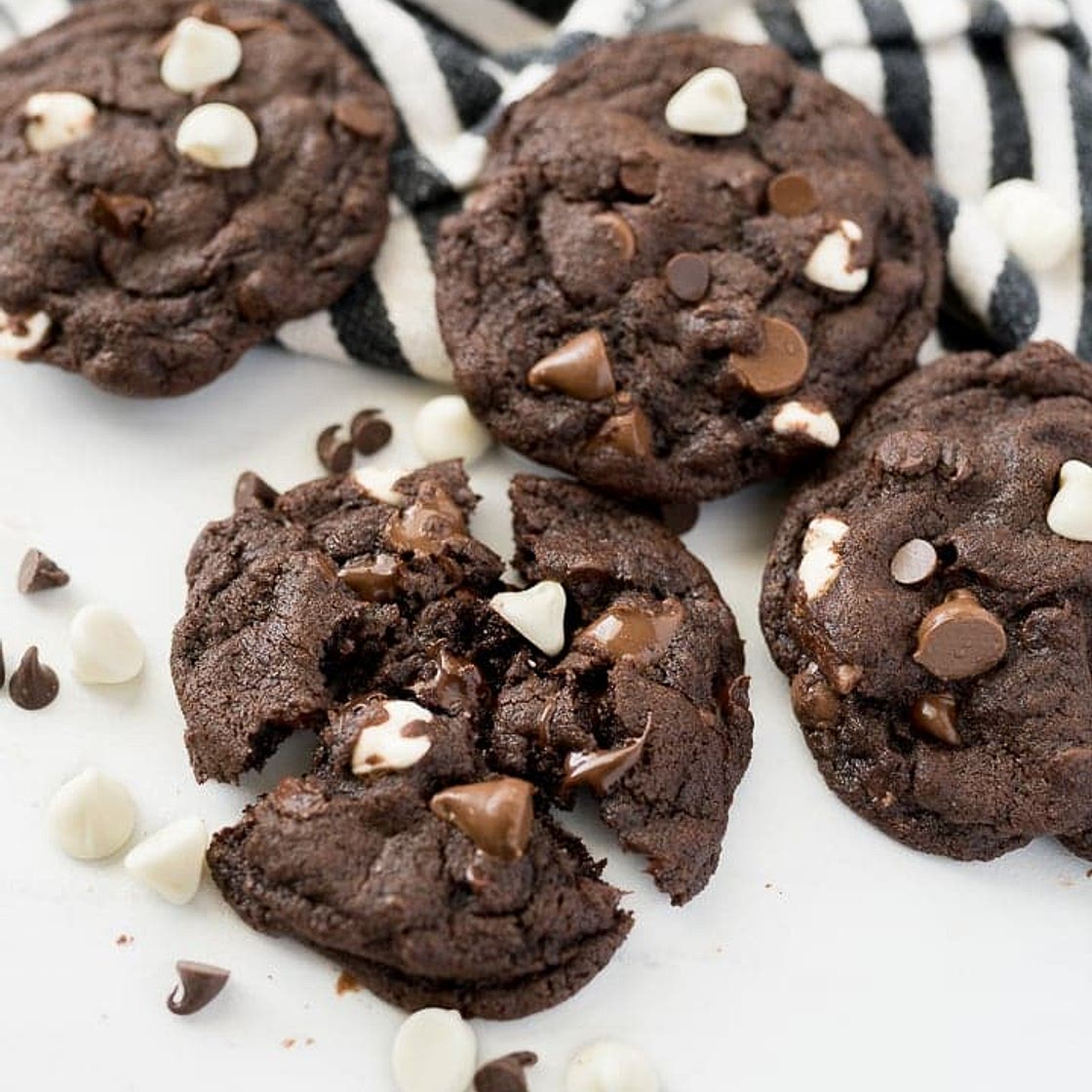 Double Chocolate Chip Cookies