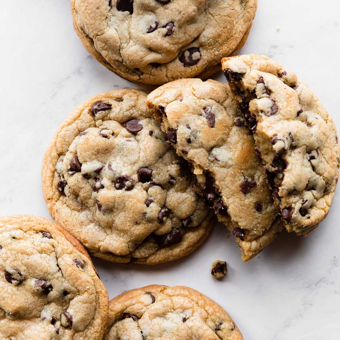 6 Giant Chocolate Chip Cookies