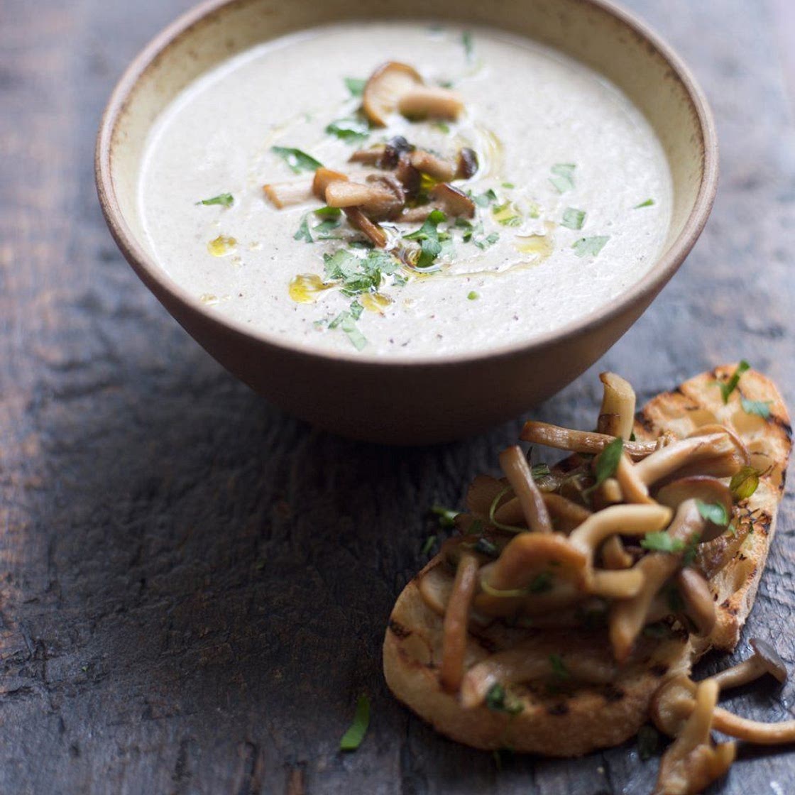 Creamy mushroom soup