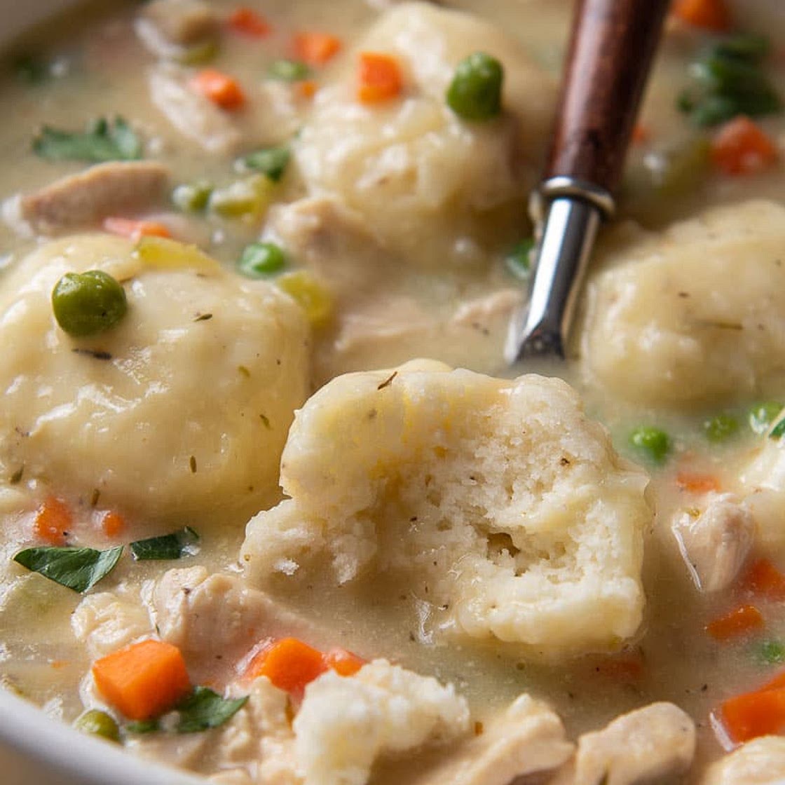 Creamy Chicken Dumpling Soup