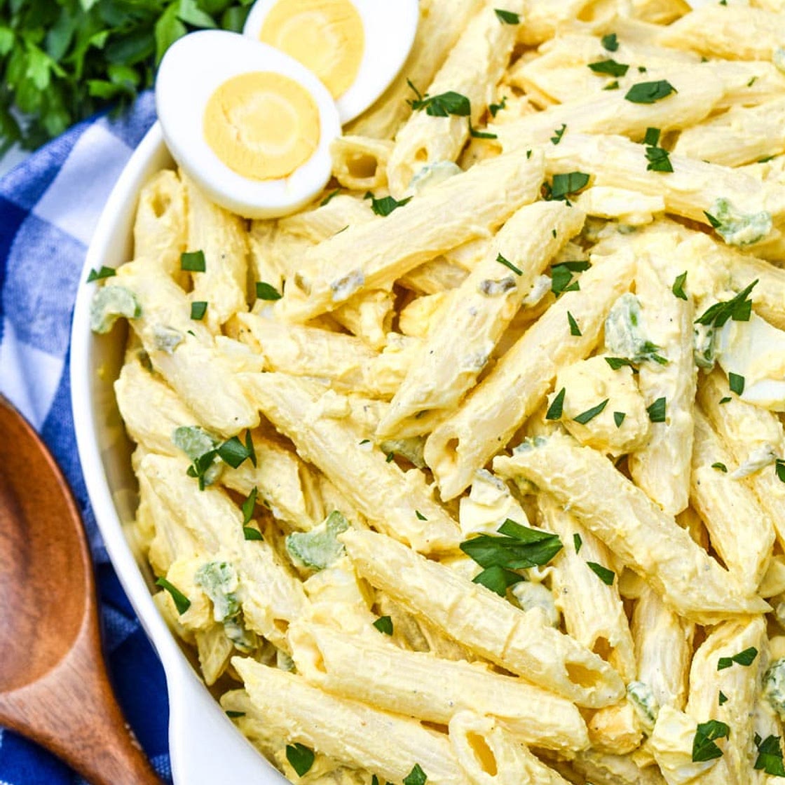 Deviled Egg Pasta Salad