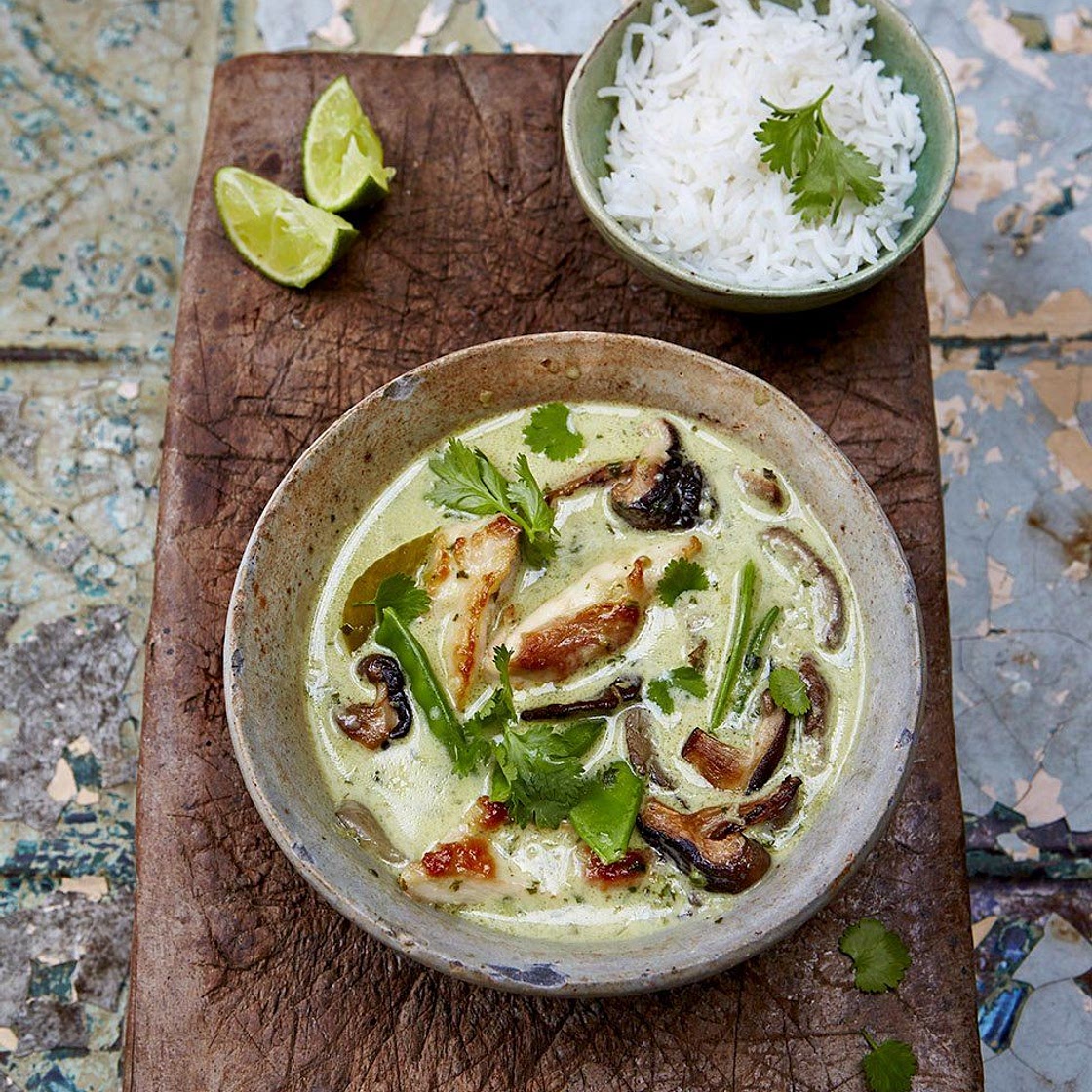 Thai green chicken curry