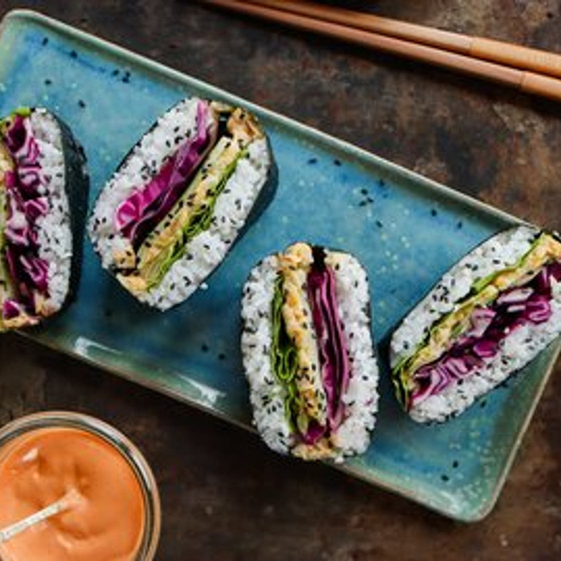 Vegan Onigirazu: Rice Sandwiches