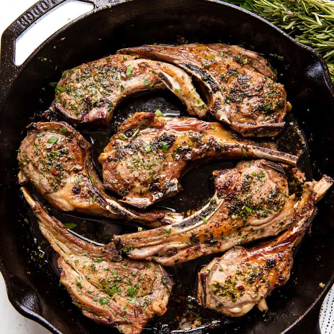 Garlic Herb Lamb Chops