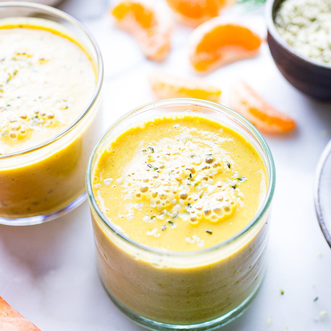 5 Minute Citrus Carrot Ginger Smoothie