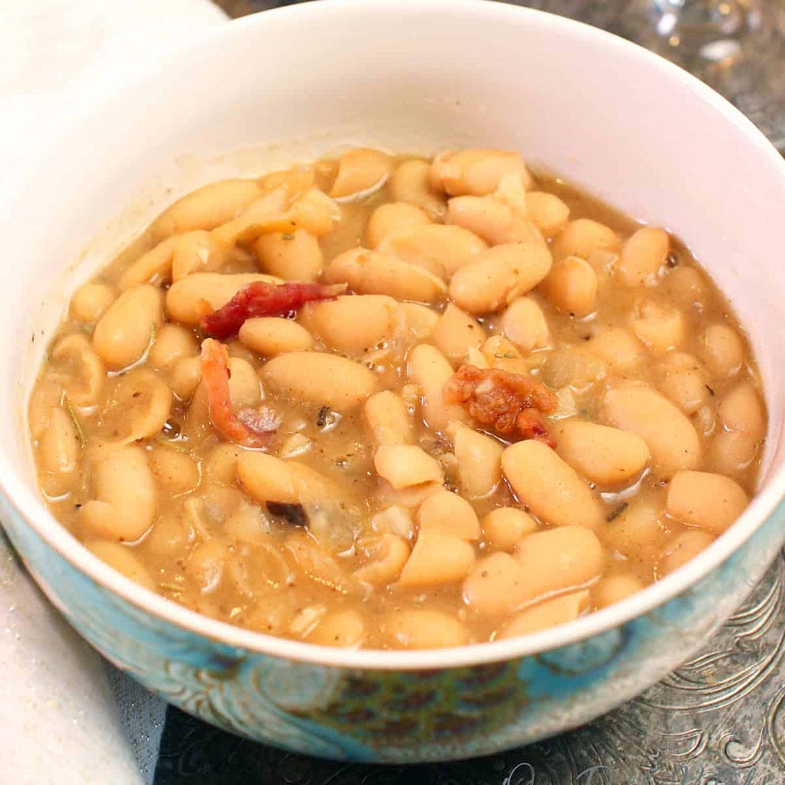White Bean Soup For One