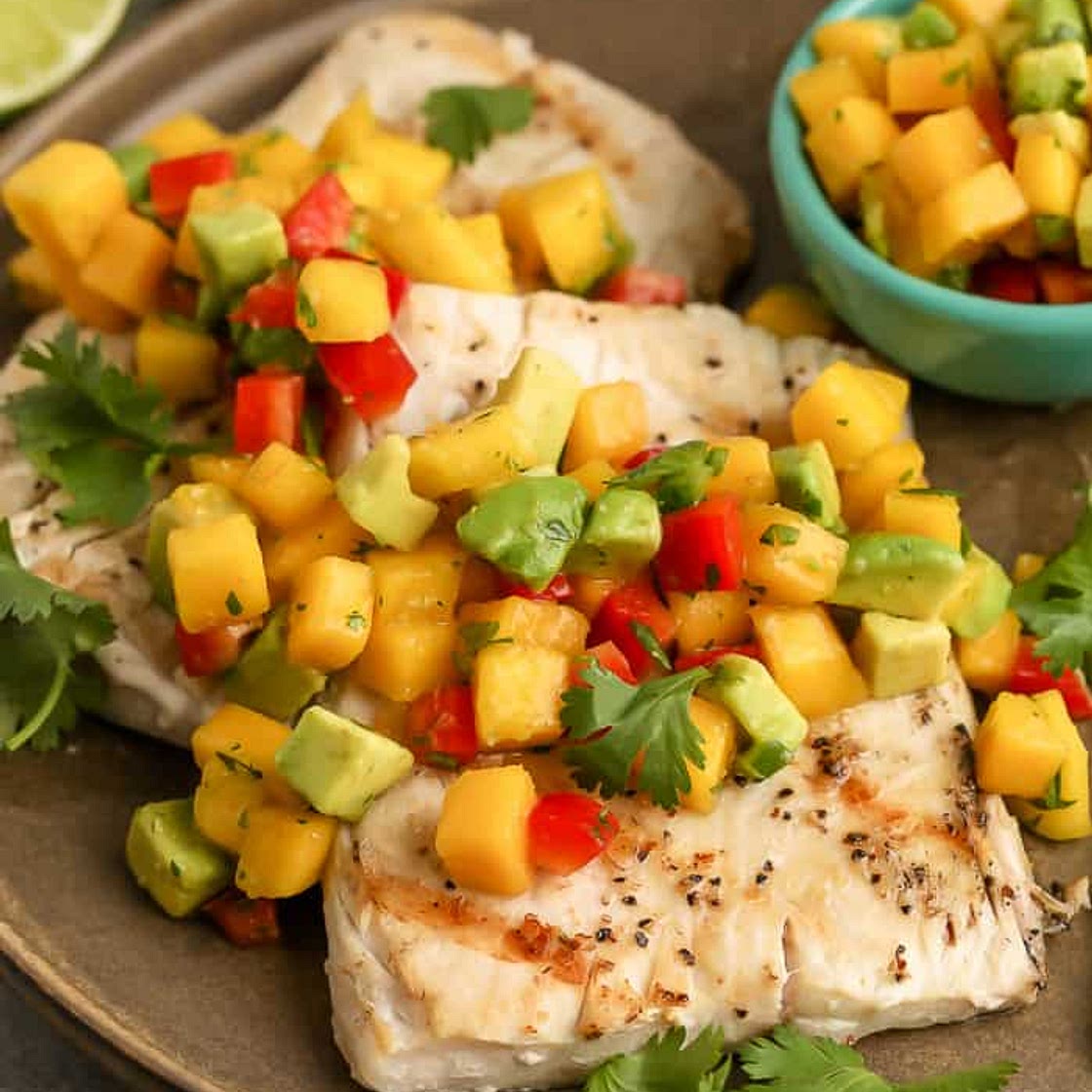 Grilled Mahi Mahi with Mango Salsa