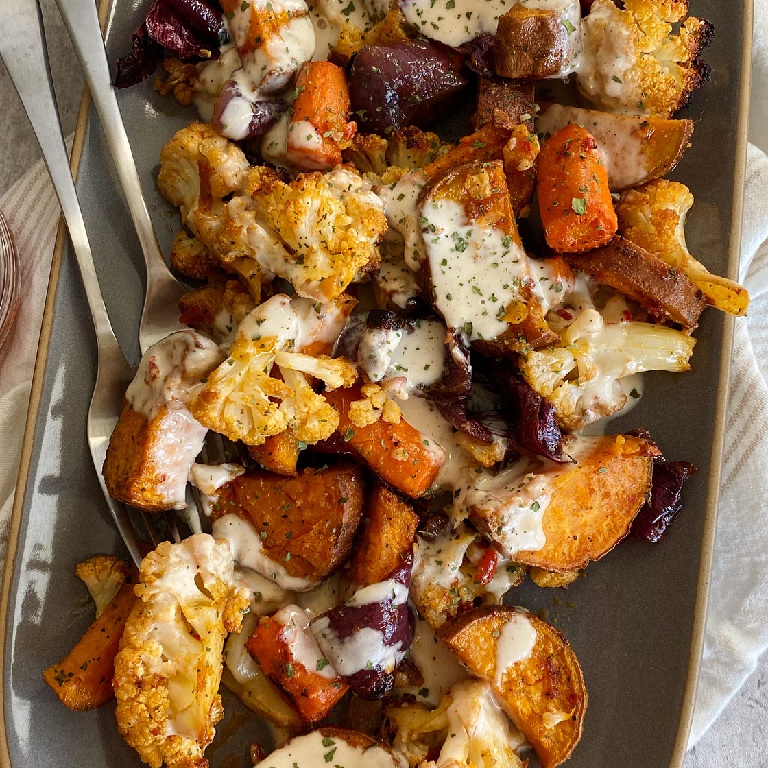 Harissa Roasted Vegetables