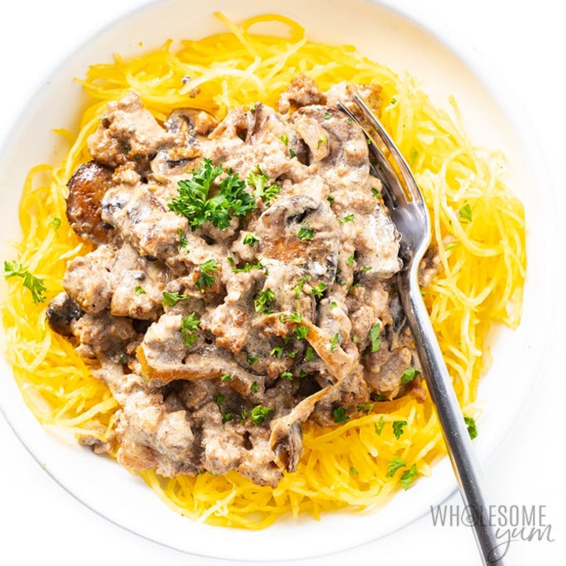 Keto Beef Stroganoff