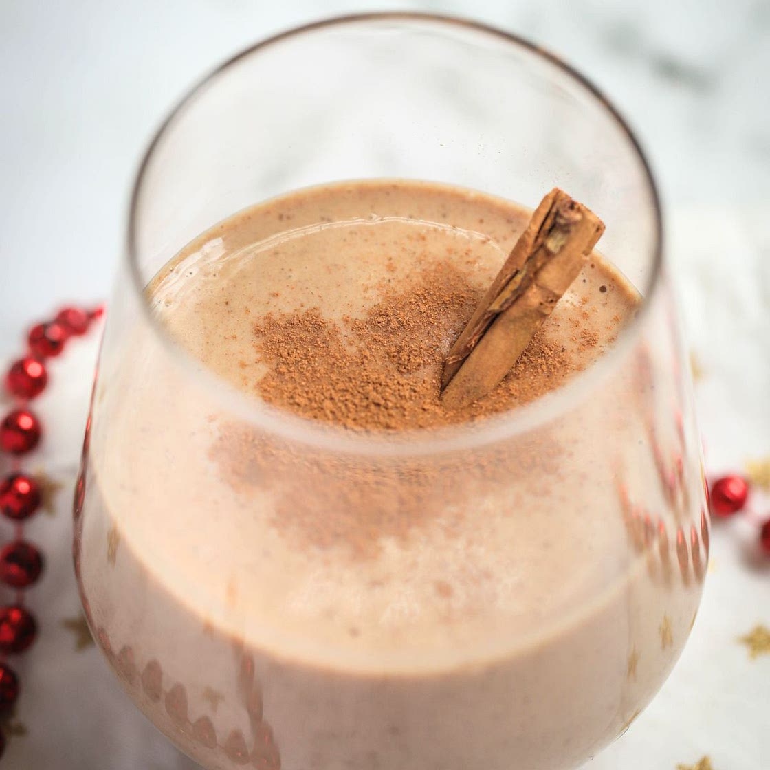 Eggnog Protein Smoothie