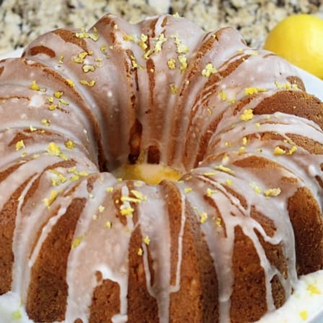 Cold Oven Lemon Pound Cake