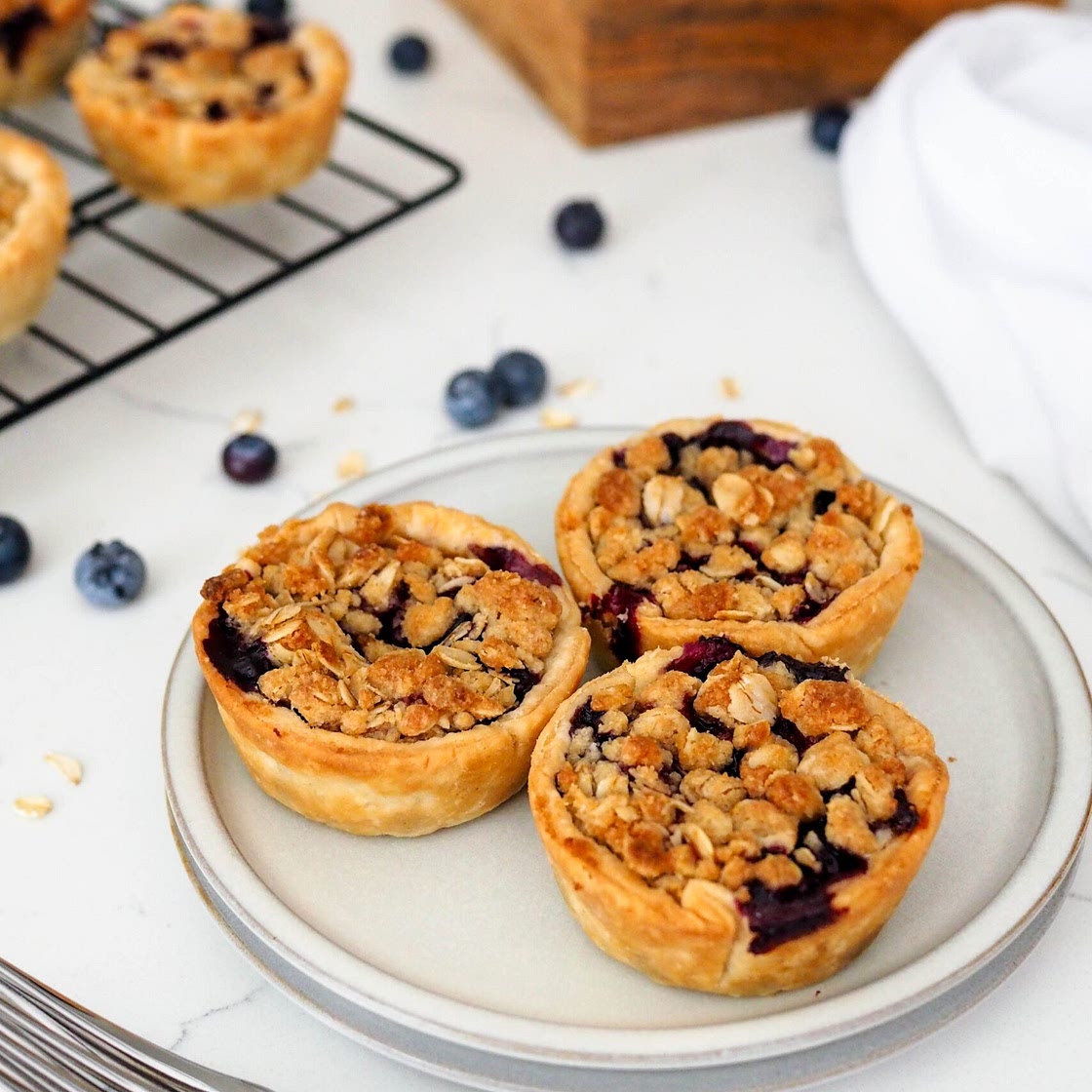Mini Blueberry Pies