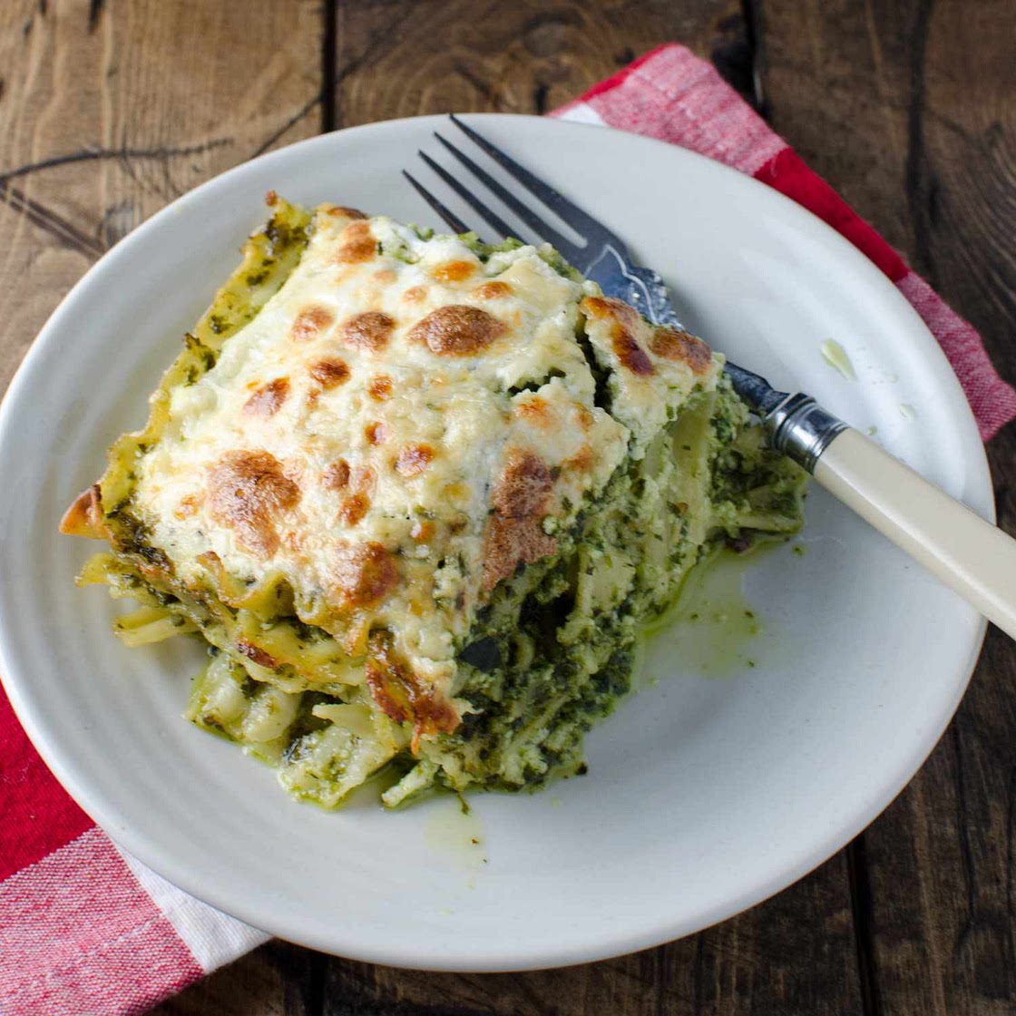 Fast-and-Easy Pesto Lasagna