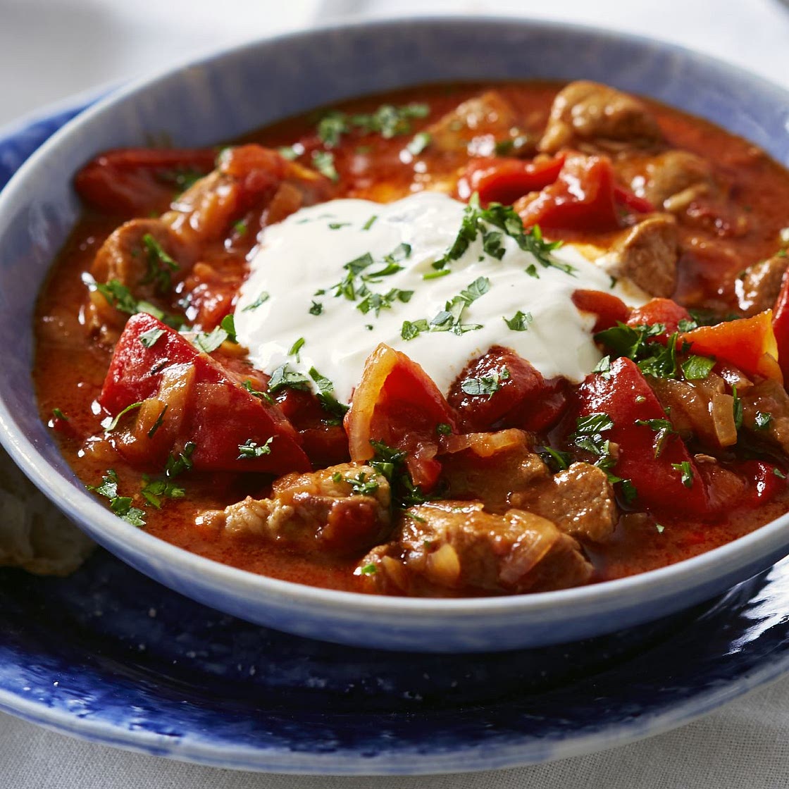 Pork and pepper goulash recipe