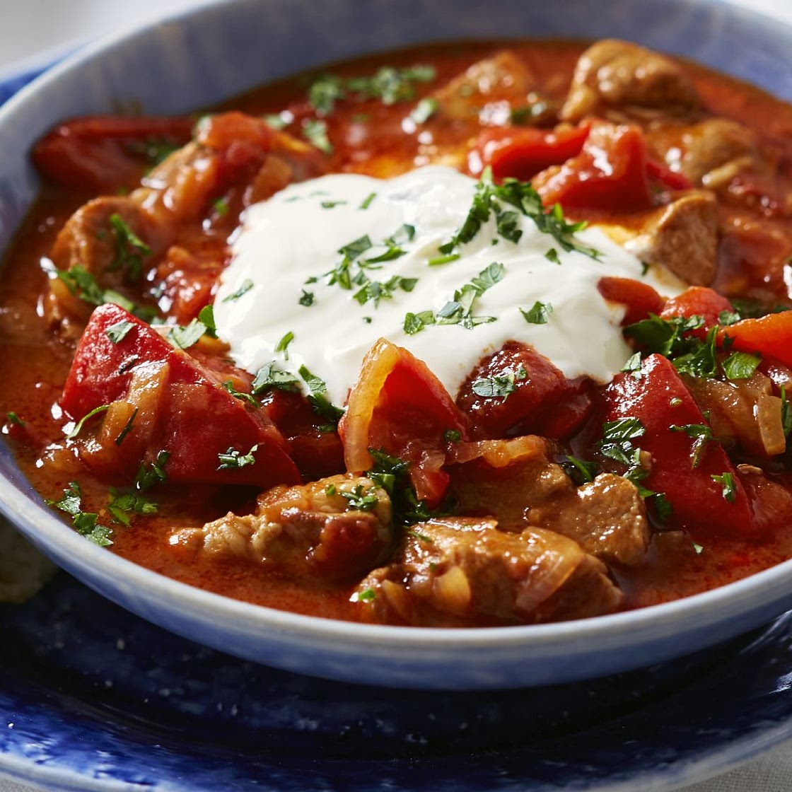Pork and pepper goulash recipe