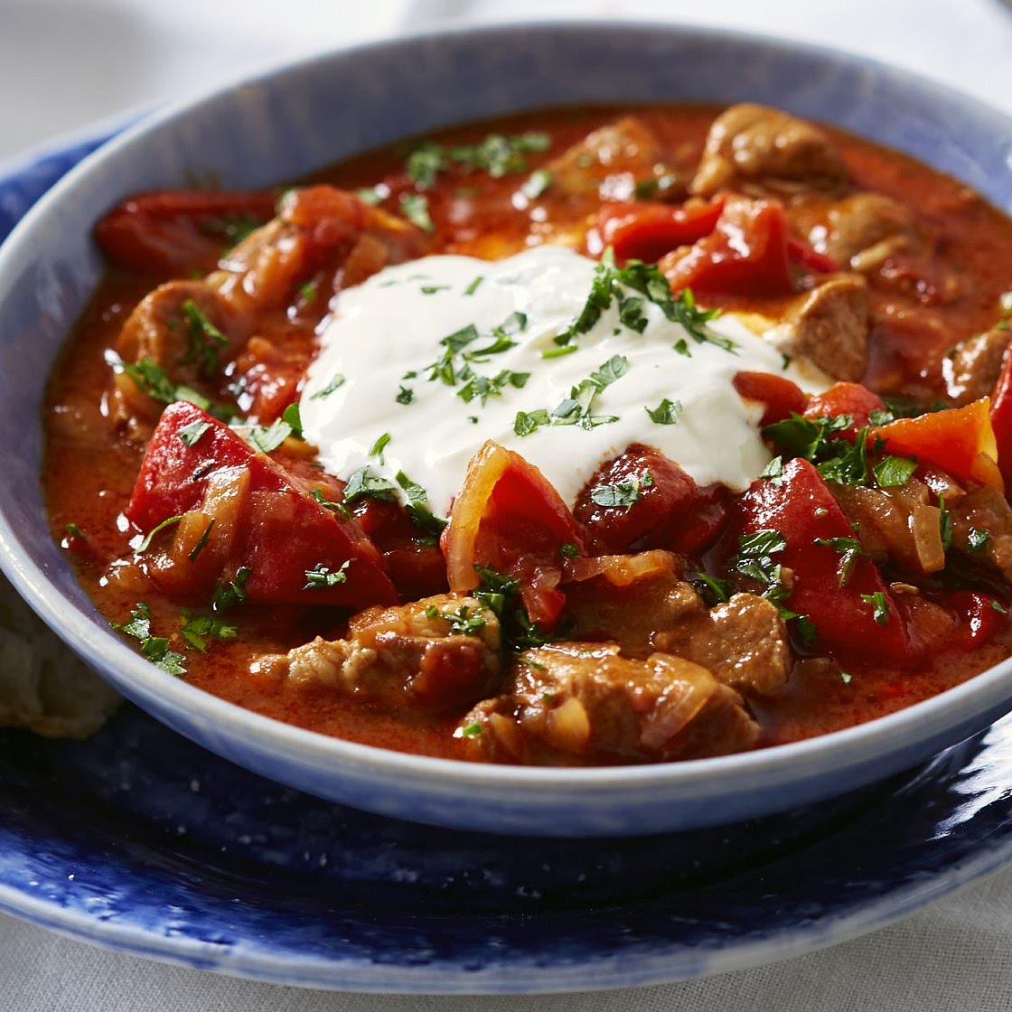 Pork and pepper goulash recipe