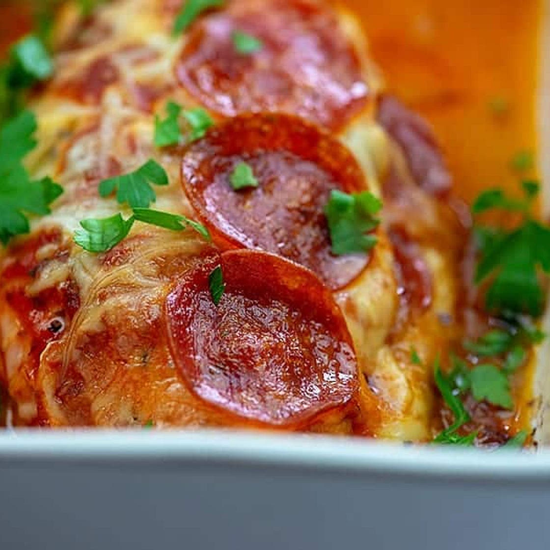 Pizza Stuffed Chicken
