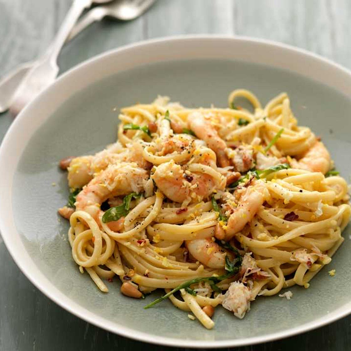 Crab & Prawn Linguine