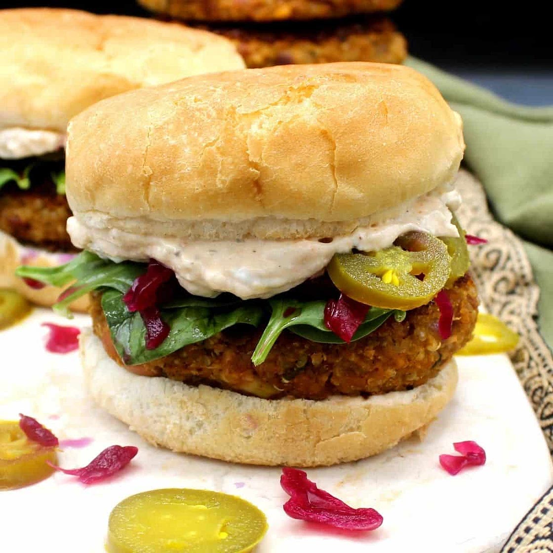 Quinoa Bean Burger