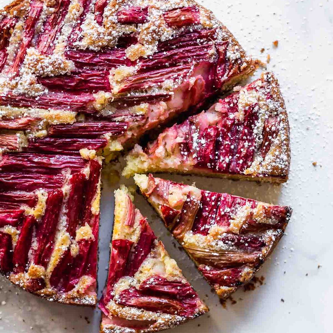 Rhubarb Coffee Cake